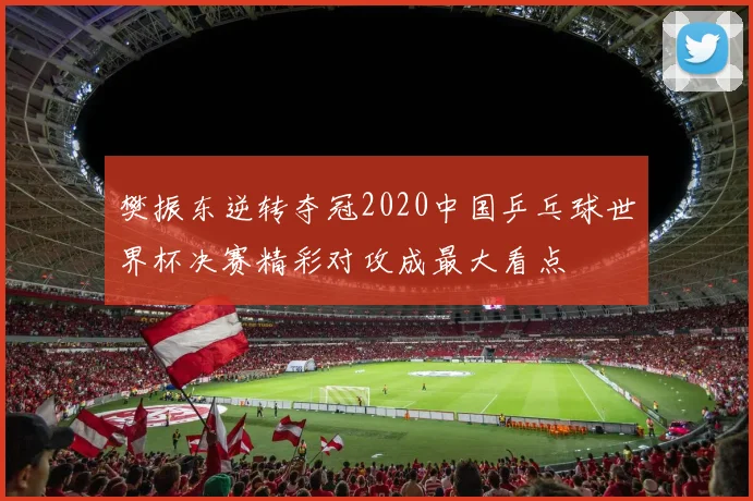 樊振东逆转夺冠2020中国乒乓球世界杯决赛精彩对攻成最大看点