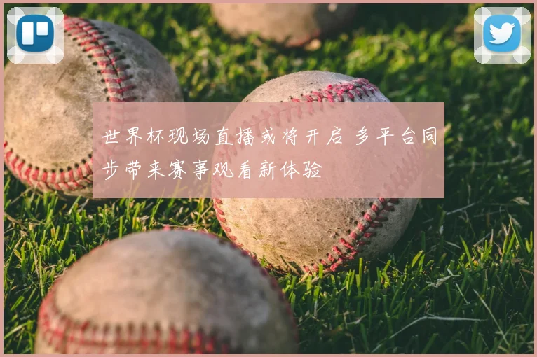 世界杯现场直播或将开启 多平台同步带来赛事观看新体验